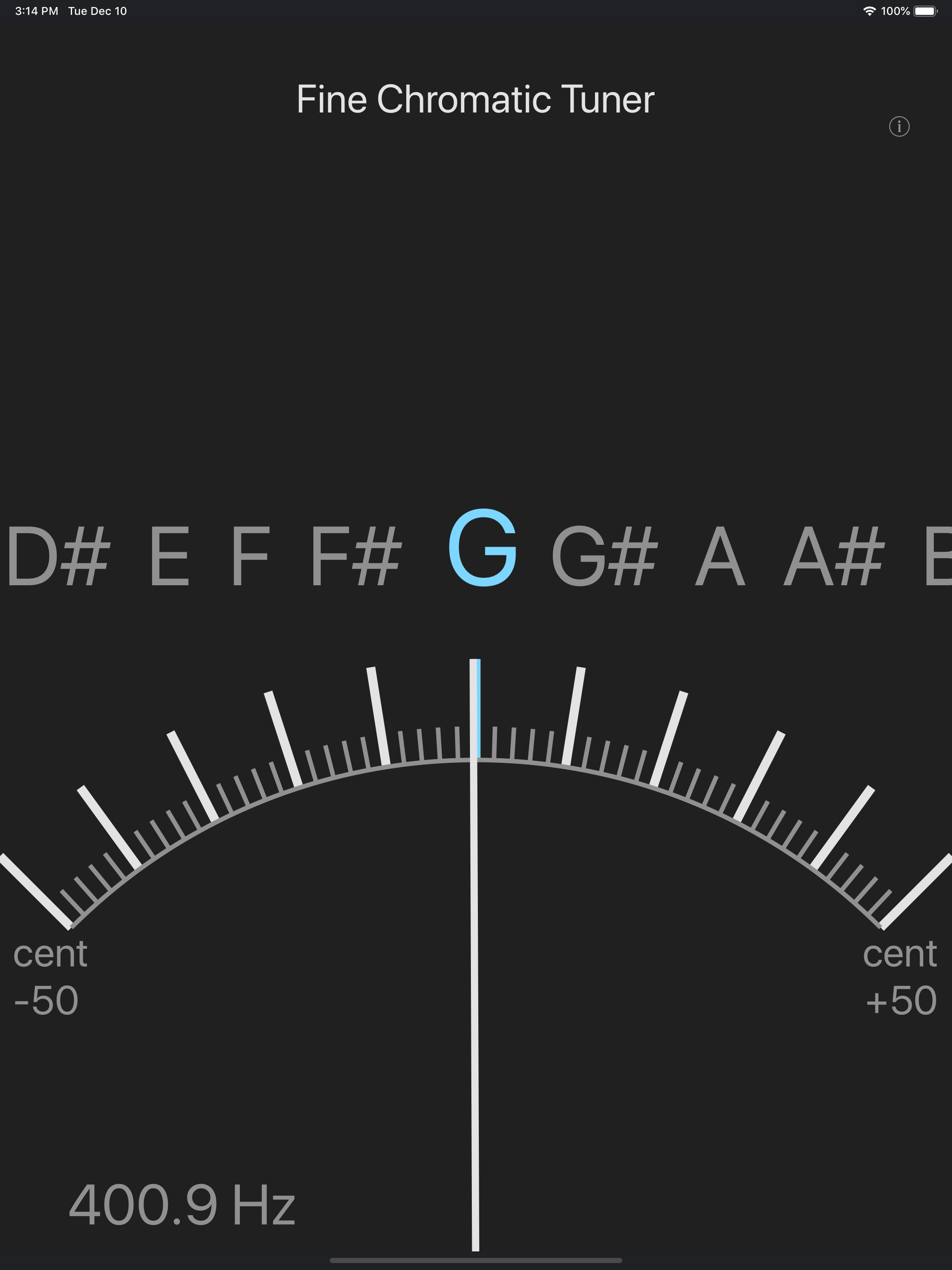 Fine Chromatic Tuner screenshot 5