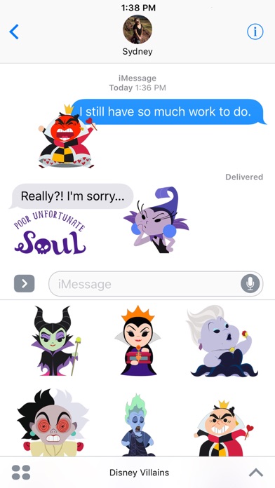 Screenshot #1 pour Disney Stickers: Villains