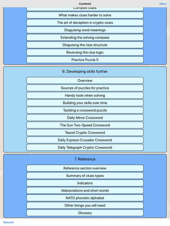 Learn Cryptic Crosswords iPad screenshot 5 - Education app
