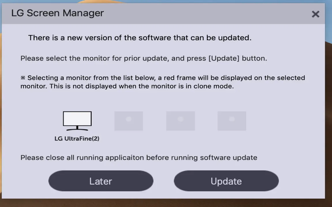 LG Screen Manager (LG Monitor) iPhone Screenshot 5