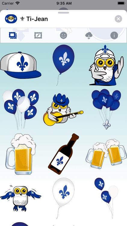 Ti-Jean Le Harfang • Stickers screenshot-3