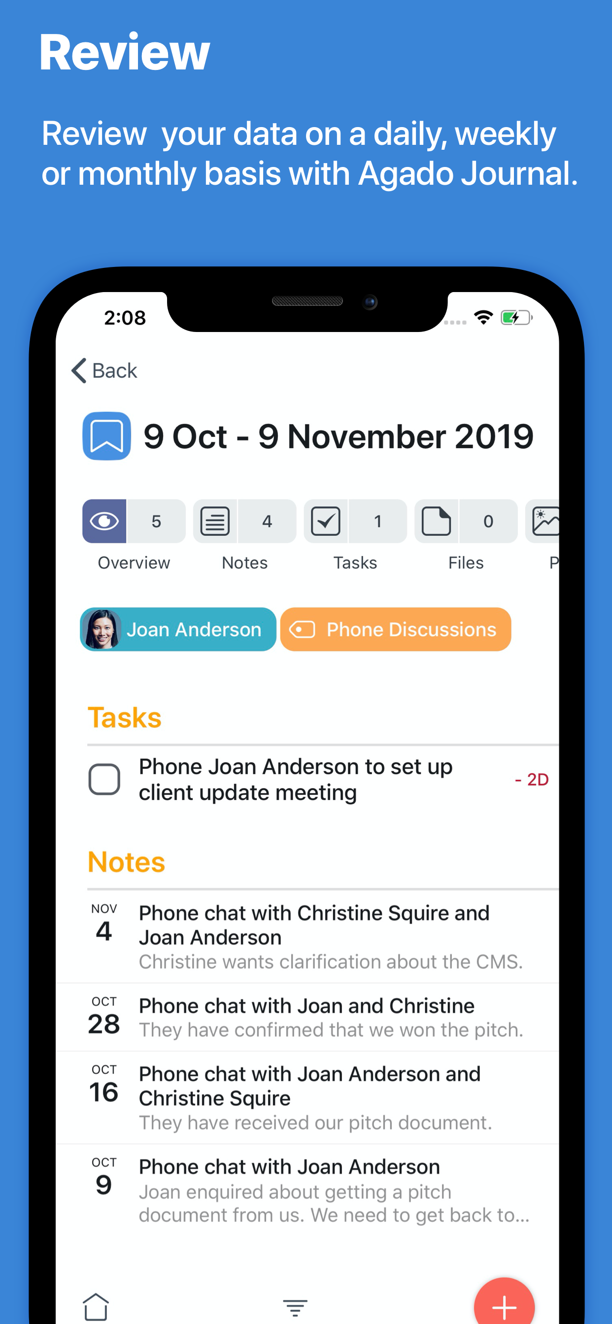Agado: Contacts, Notes & Tasks