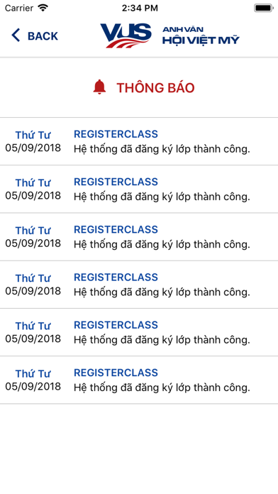 iTalk - Đăng Ký Học Screenshot