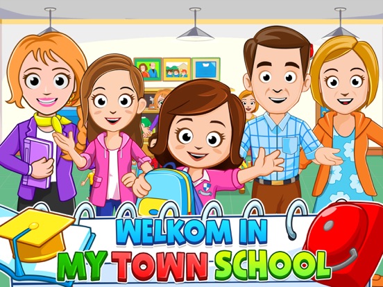 My Town : School iPad app afbeelding 1