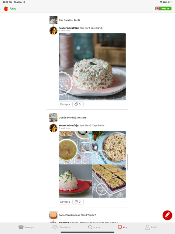 Tarif Küpü - Yemek Tarifleri iPad screenshot 8 - Food & Drink app