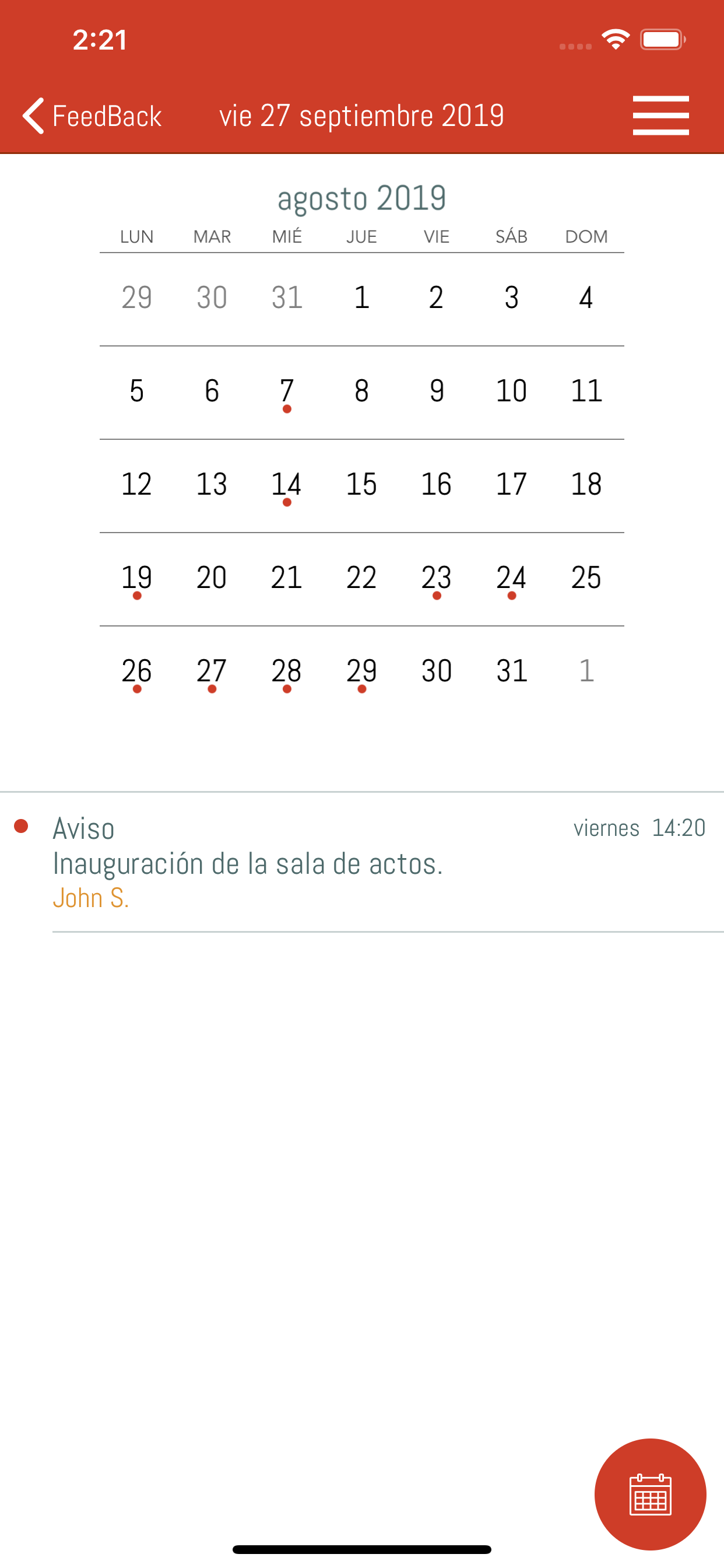 Plataforma Feedback