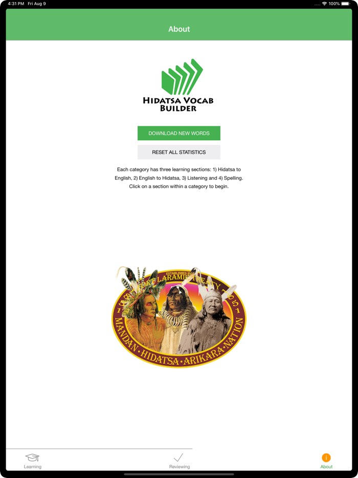 Hidatsa Vocab Builder