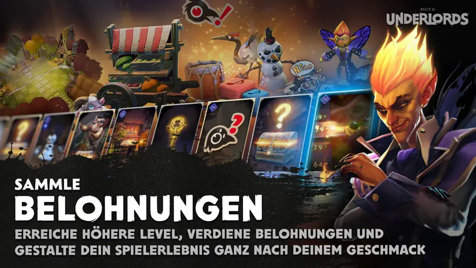 Screenshot von Dota Underlords auf dem iPhone 4