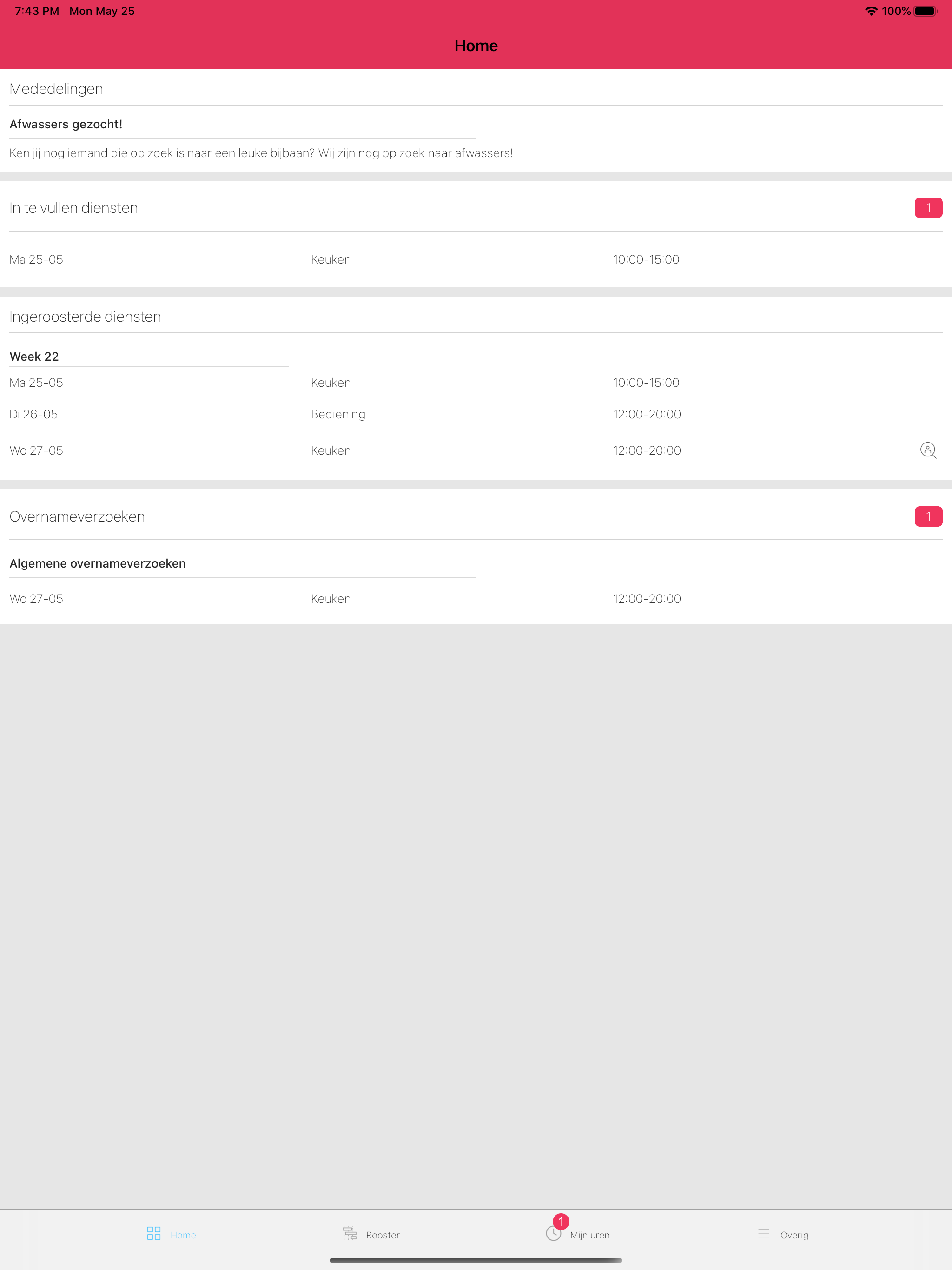 PingCloud Schedules screenshot 4