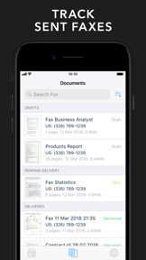 FAX from iPhone & iPad App screenshot