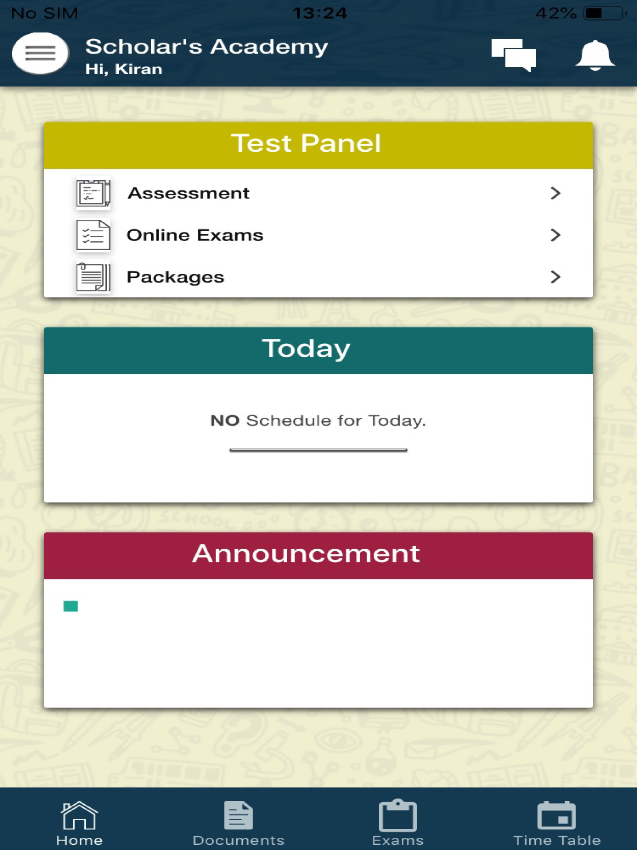 Scholar's e-learning