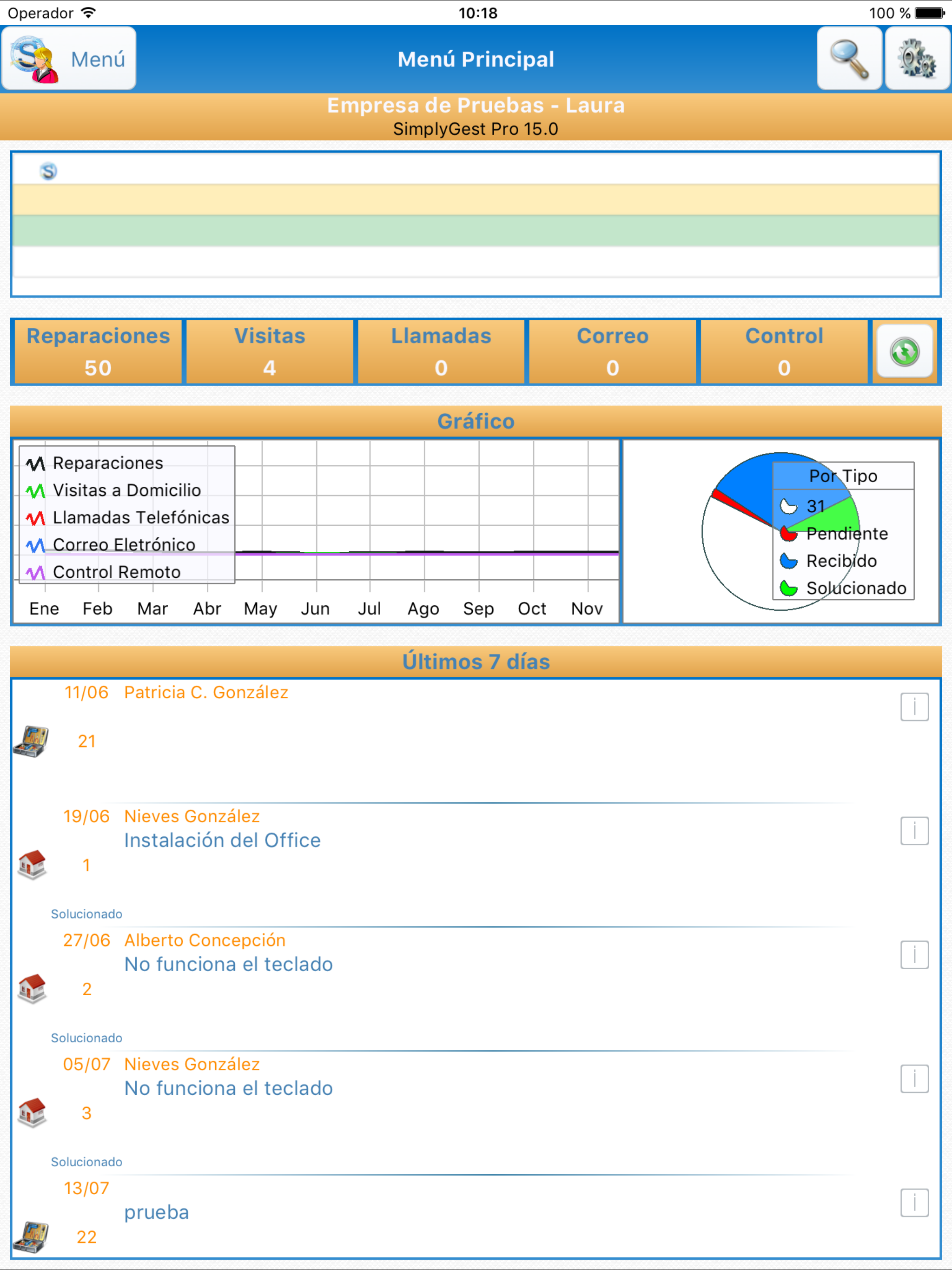 SimplyGest SAT Movil screenshot 8