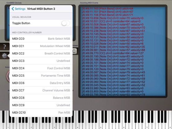 MIDI Wrench iPad screenshot 4 - Music app