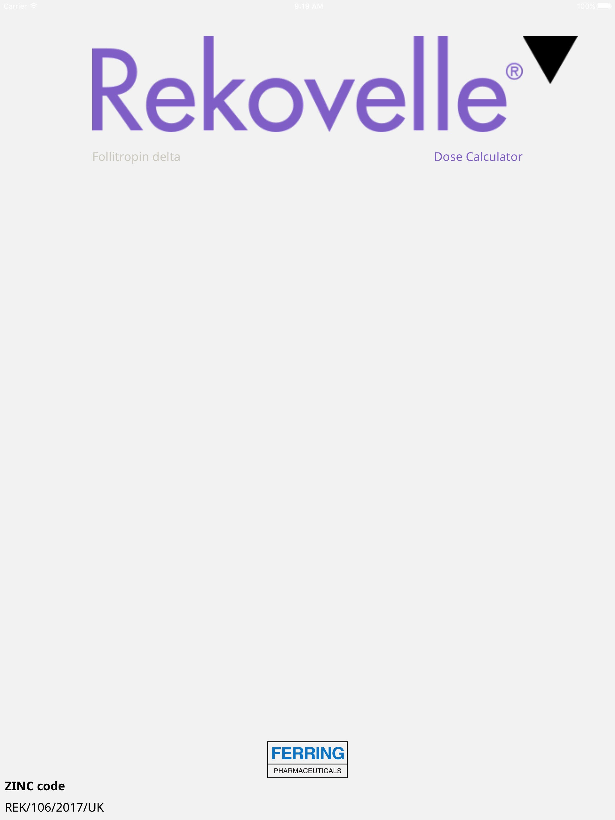 Rekovelle® Dose Calculator