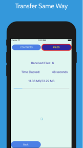 Direct Transfer Contacts/Files screenshot