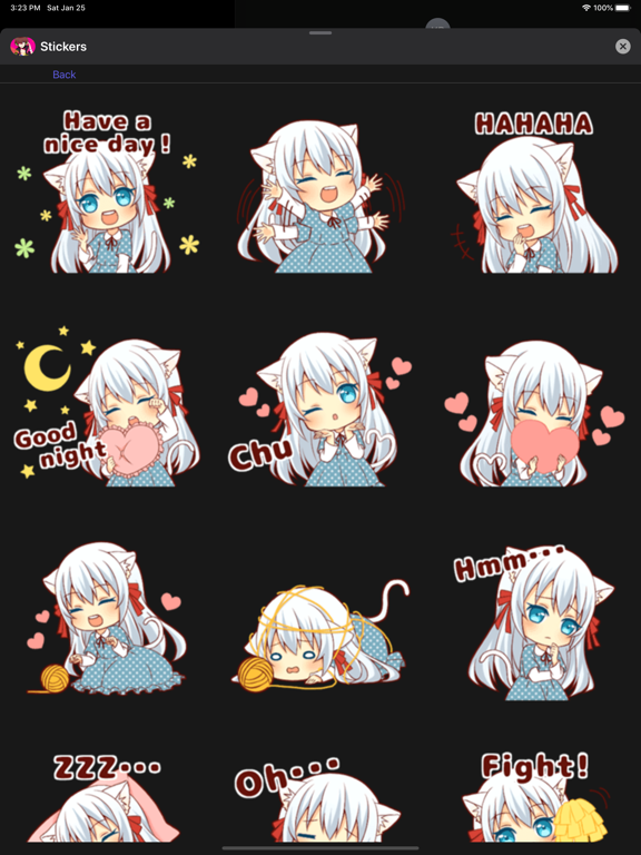 Stickers ‣ iPad screenshot