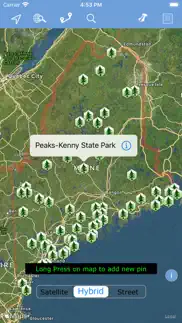 maine state parks map! iphone screenshot 1