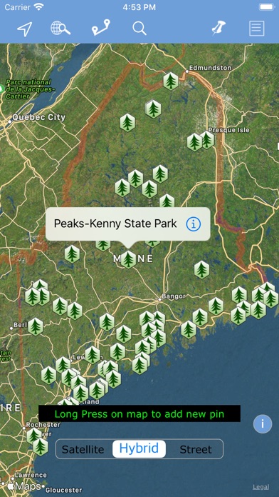 Screenshot #1 pour Maine State Parks map!