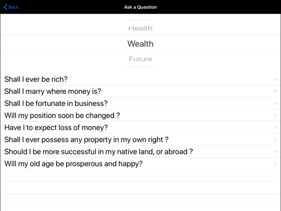 White Magic Fortune Teller iPad screenshot 8 - Lifestyle app