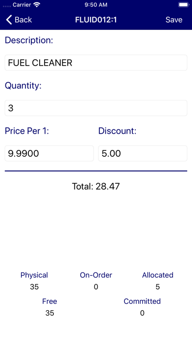 App screenshot