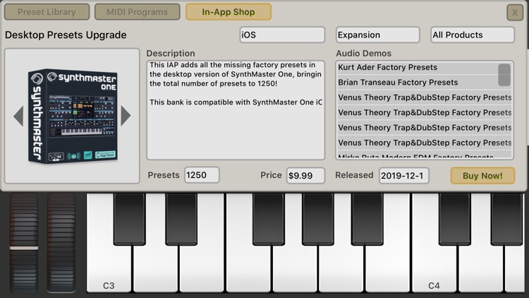SynthMaster One for iPhone screenshot-4