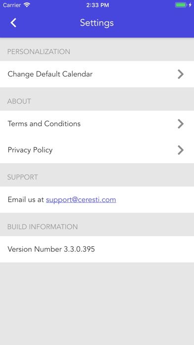 Ceresti Connect iPhone screenshot