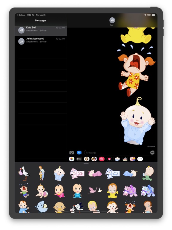 Screenshot #6 pour Baby Stickers & Emojis