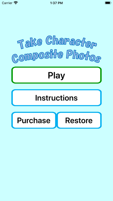Screenshot #1 pour TakeCharacterCompositePhotos