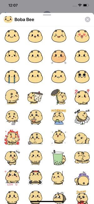 Boba Bee Stickers: Aminals(圖3)-速報App