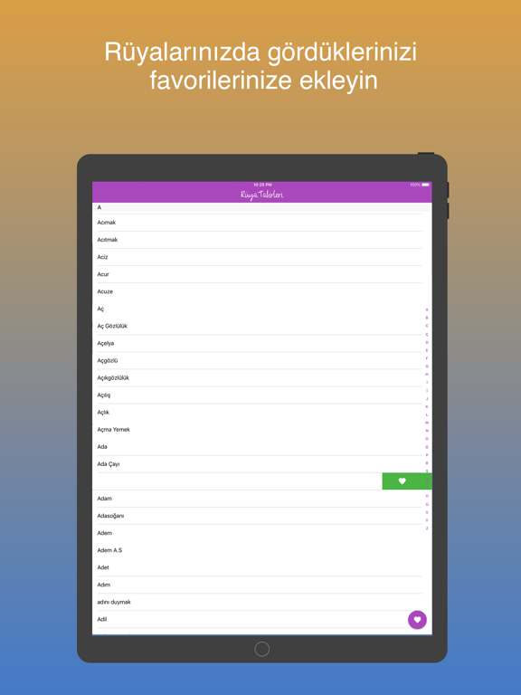 Rüya Tabirleri ve Açıklamaları iPad screenshot 4 - Lifestyle app