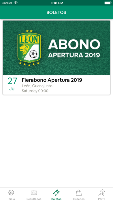 Club Leon Oficial Screenshot