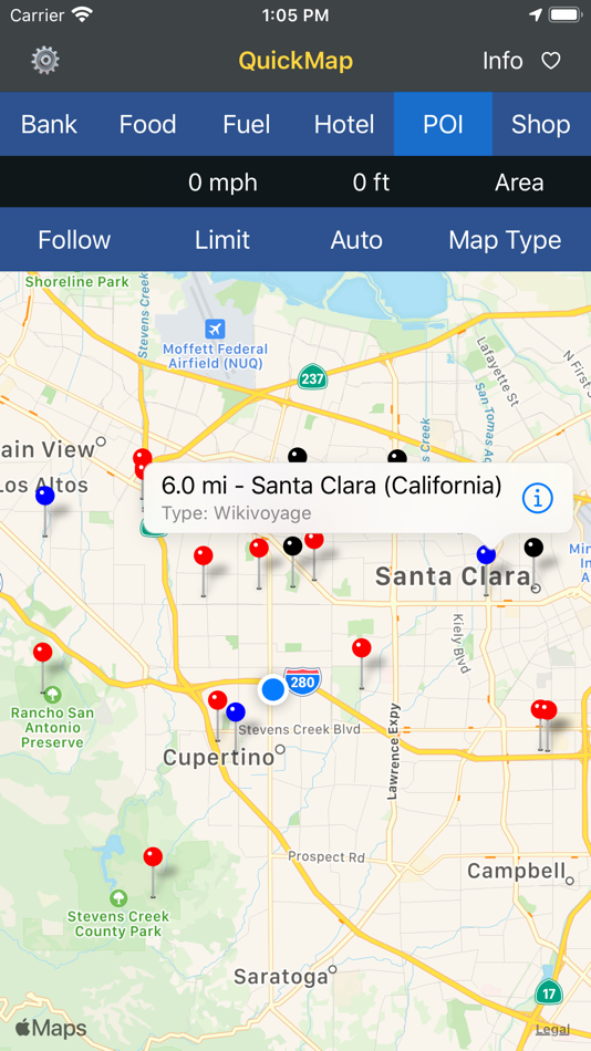 #1. QuickMap World (iOS) Podle: Al GROSS
