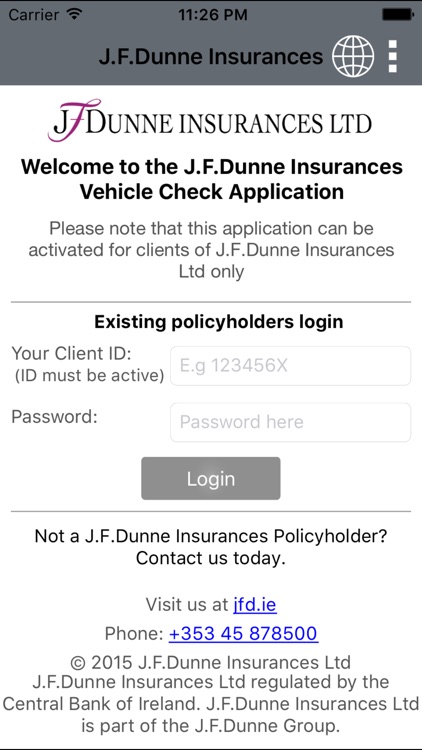 JFDunne Daily Vehicle Check
