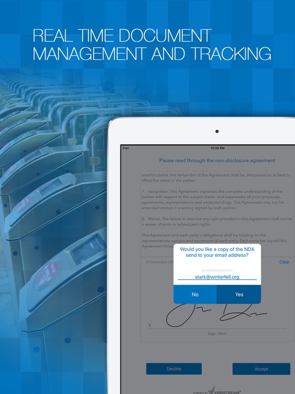 iVisitor Kiosk iPad screenshot 4 - Business app