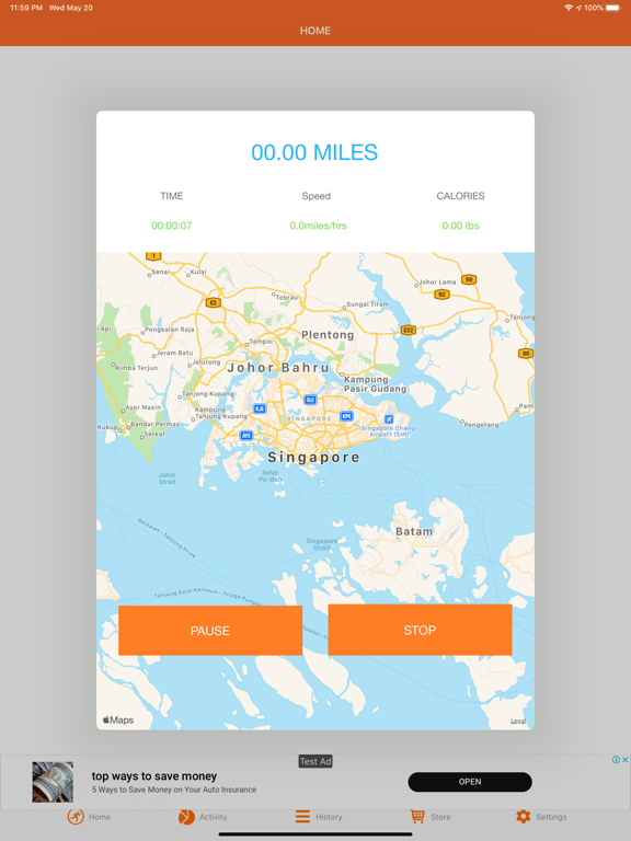 Screenshot #5 pour Running tracker & step tracker
