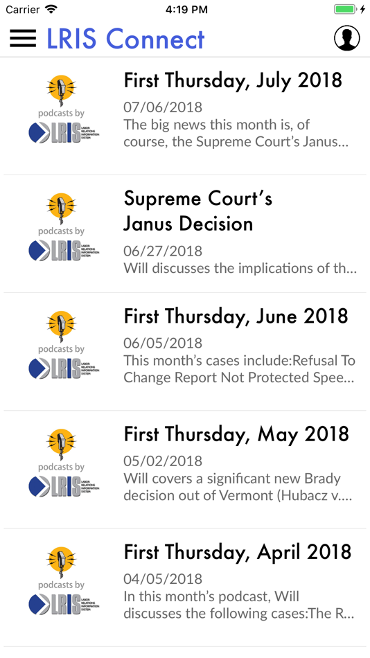 #3. LRIS Connect (iOS) Podle: Willig, Williams & Davidson