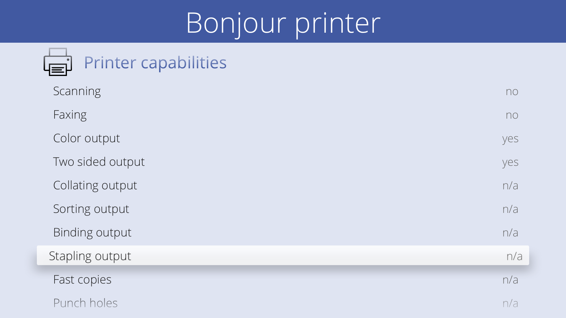Printer Discover
