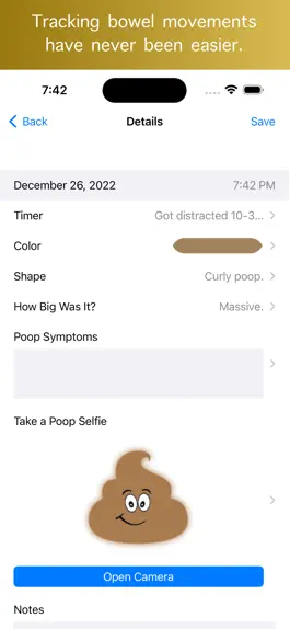 Game screenshot Poop Time Diary Tracker apk
