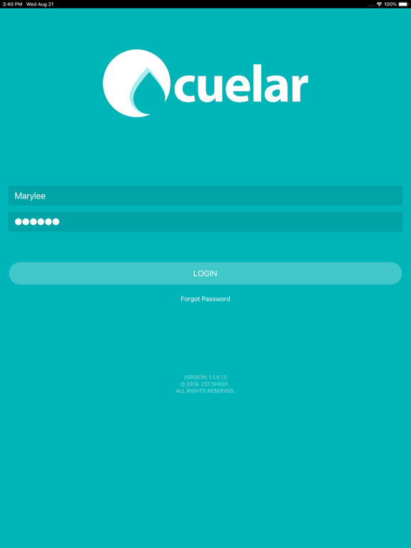 Ocuelar iPad screenshot 1 - Medical app