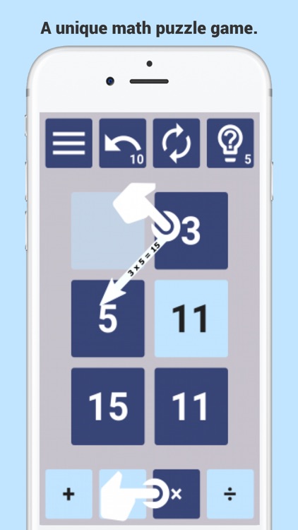 Math Solving Game NumberDrop