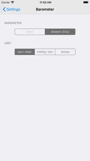 Værstasjon iPhone-skjermbilde 7