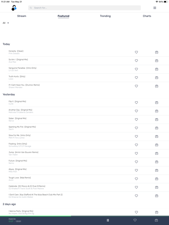 Digital DJ Pool iPad screenshot 2 - Music app
