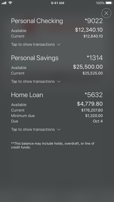 Needham Bank Mobile Banking Screenshot