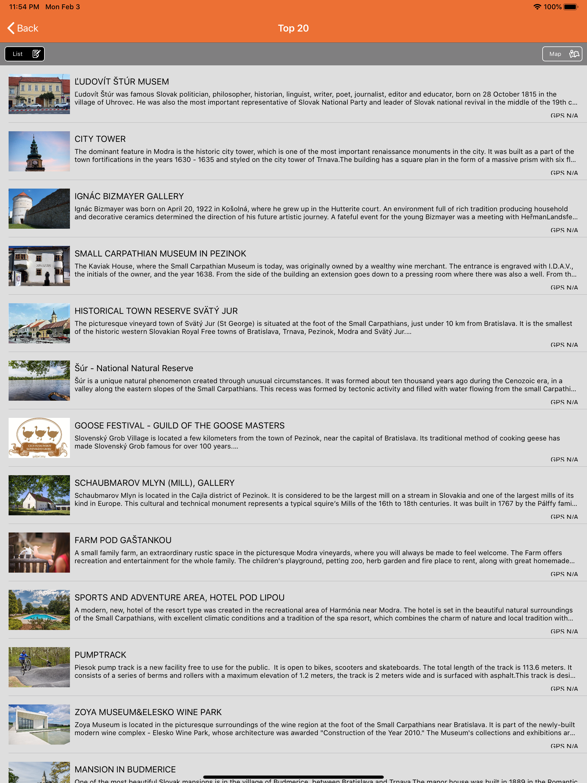 Malé Karpaty TRAVEL GUIDE screenshot 9