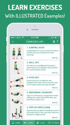 7 Minutes Workout & Exercises iPhone image 3