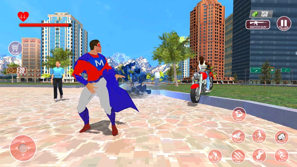 Super Hero Flying Simulator 3D - 2.4 - (iOS)