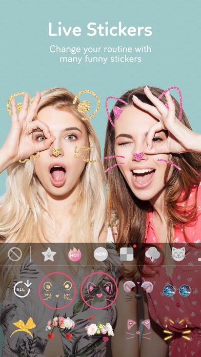 Screenshot #1 pour Sweet Face Camera: Selfie Edit