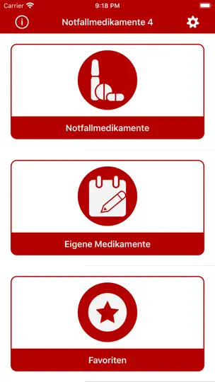Screenshot von Notfallmedikamente Pro 4 auf dem iPhone 1