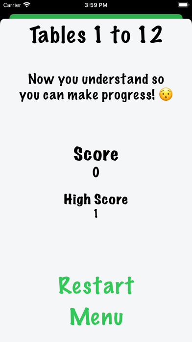 Mental Calculation iPhone screenshot