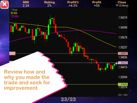 Trader Game 2 FX iPad screenshot 8 - Finance app